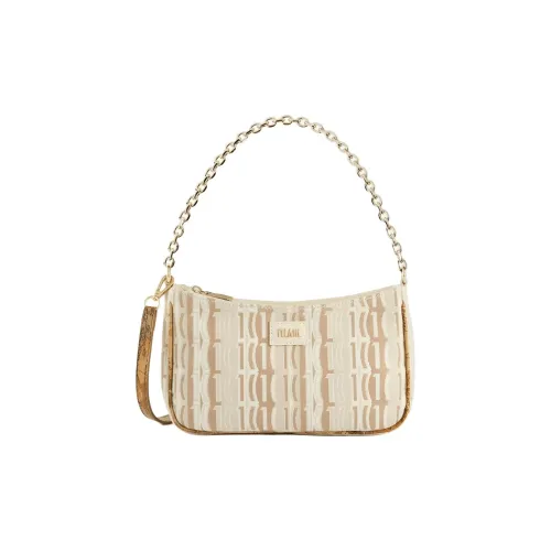 Alviero Martini Co PL с коровьей кожей Сумка через плечо Женская Естественный