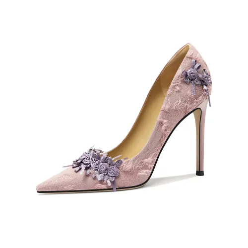 Lily Wei Purple Sunset Фея Узкий каблук Высокие каблуки Женские