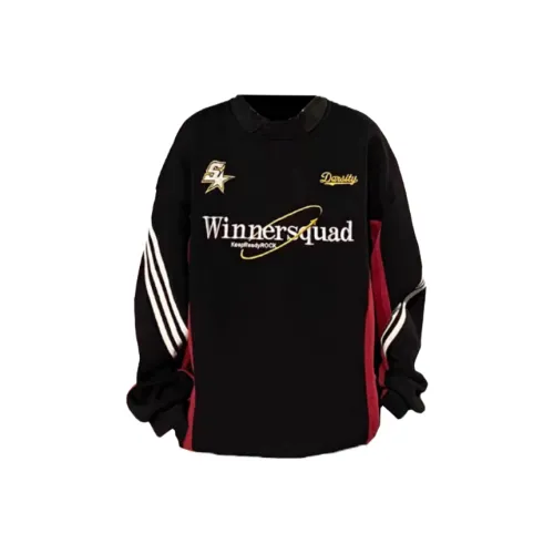 SNEIKLAU Черный Унисекс Свитшоты