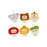 Случайная коллекция из 2 предметов еды, плюшевые брелки