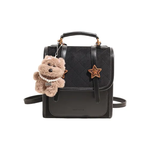 VERADONNA ПУ (полиуретан) Рюкзак Стандартный Женский Черный Хаки Кофейный Коричневый