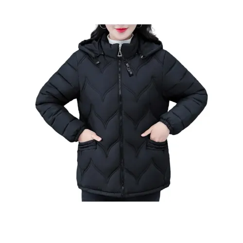 The Temptation Of The Muse С капюшоном Хлопковый пуховик Женские