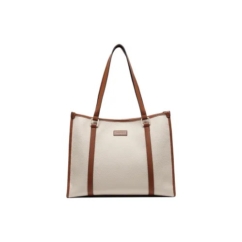 SEPTWOLVES Сумка Tote из искусственной кожи сумка через плечо большая женская экрю коричневый