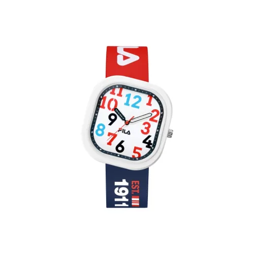 FILA Юность Кампус Асимметричный Модный Кварцевый Механизм Белый Циферблат Унисекс