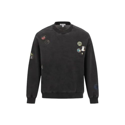 URBAN REVIVO Черные Мужские T-Рубашки