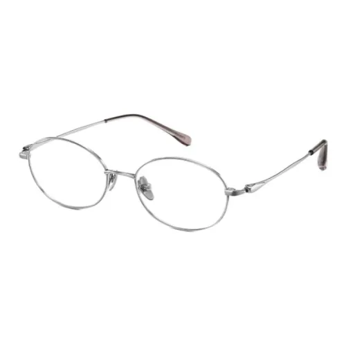 LOHO Титан Овал Очки с диоптриями Унисекс Серебряный Розовое золото