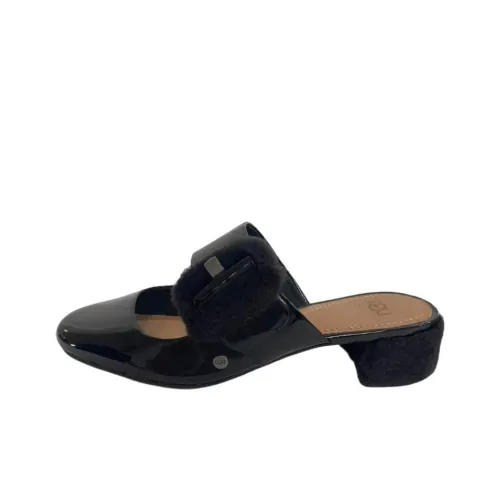 UGG Hayden Домашние тапочки устойчивые к истиранию женские черные