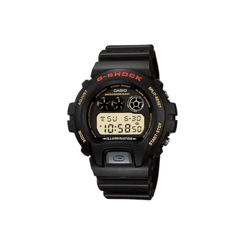 CASIO G Squad Series Кварцевый механизм Смольный ремешок Часы Унисекс Желтый циферблат