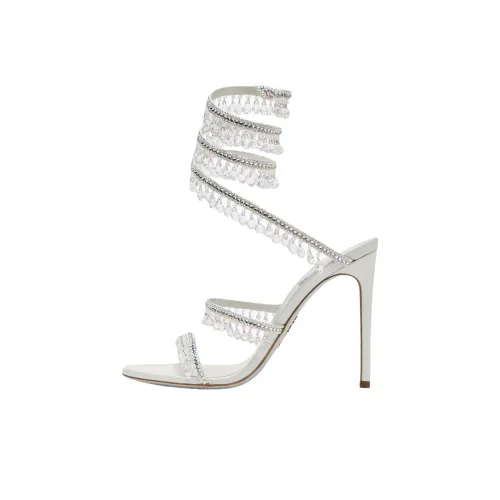 RENE CAOVILLA Cleo One Ремешок Сандалии Женские Белые