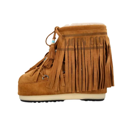 MOON BOOT x Alanui Короткий Сноубутсы Женские Бежевый