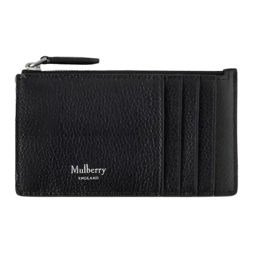 Mulberry Small Grain Мягкая кожа из коровьей кожи держатель для карт женский черный