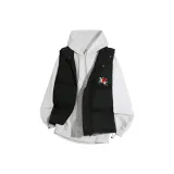 Черный жилет + бело-серый вереск с флисовой подкладкой WY-Принцесса для верховой езды