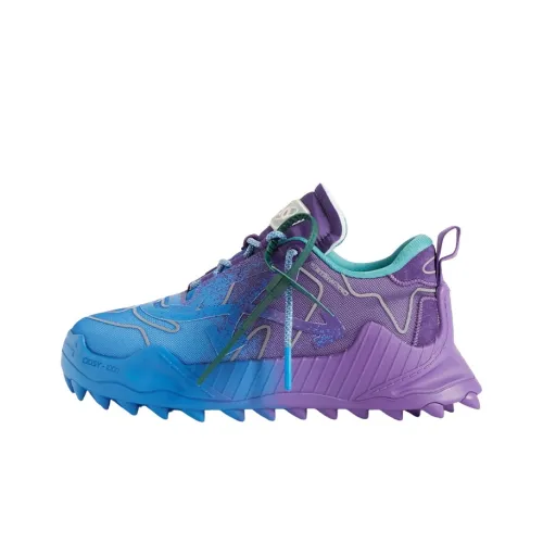 Off Белый Износостойкий Низкий Топ Спортивная Повседневная Обувь Мужская Фиолетово-Синяя