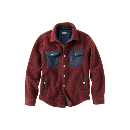 L.L.Bean MIXED MEDIA Флис Рубашка Куртка Куртки Пальто Мужской