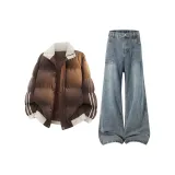 Кофейный + Ностальгический синий