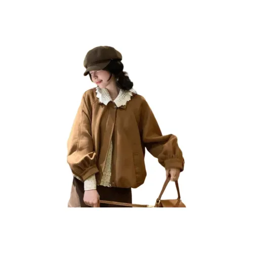 SIXUSICHOU Cropped Coat Women's