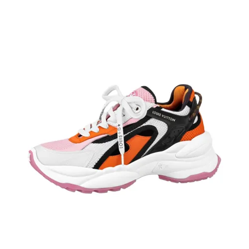 LOUIS VUITTON Run 55 Low Топ Повседневная обувь Женская Белая