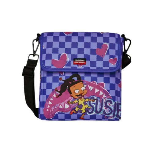 SPRAYGROUND Сумка через плечо из искусственной кожи большая женская фиолетовая