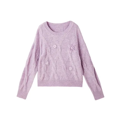 XIANGYING Фиолетовые Женские Свитера