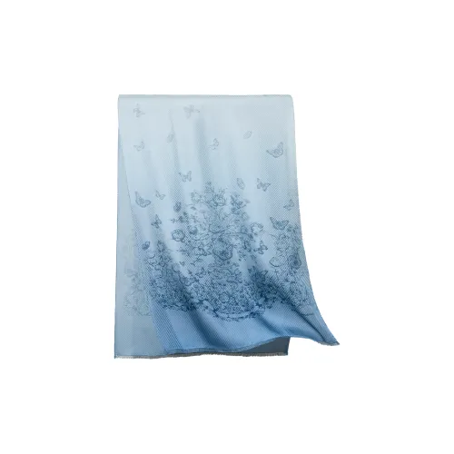 WENSLI Шарфы из шелка с тутовым шелком Женские