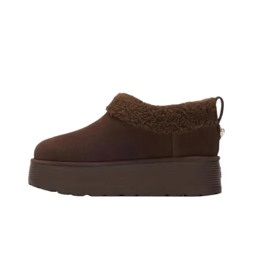 Stuart Weitzman SW Socharming Ankle Booties (Длина Length) Снежные ботинки Женские Персиковое дерево Коричневый