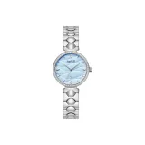 Естественный Синий Циферблат Женские Часы