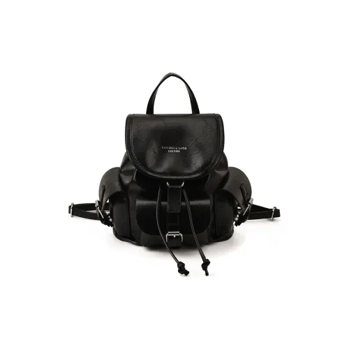 RIVMIND ПУ (полиуретан) Рюкзак Стандартный Женский Черный Кофейный Коричневый