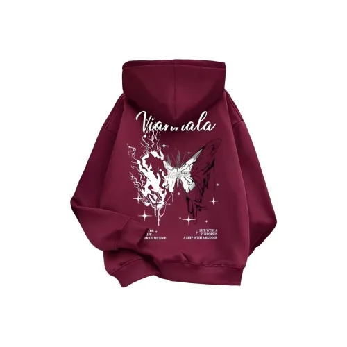 HYUNDAI Бургунди Унисекс Свитшоты