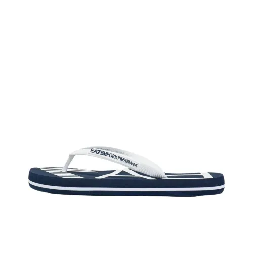 EMPORIO ARMANI Резина Подошва Шлепанцы Мужские Темно-Синие