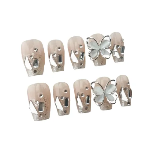 MONLEYTA 694 Spar Бабочка Короткий LADDER Экрю Градиентный Однотонный