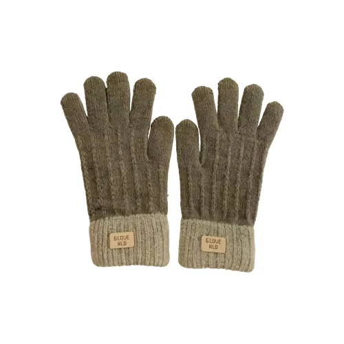 ZUOWEISHIJIA Вязаные перчатки из искусственного верблюжьего меха унисекс