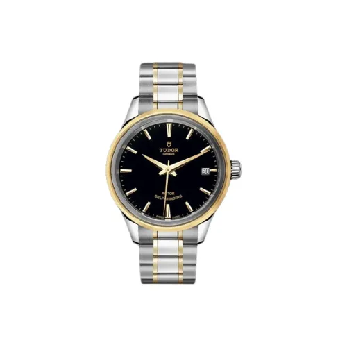 TUDOR Wind Style Collection Автоматический Механический Механизм Женские Часы Часы 34 мм Черный Циферблат