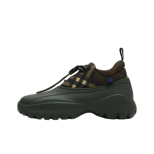 Burberry Scoot Low Топ Повседневная обувь Мужская Зеленая