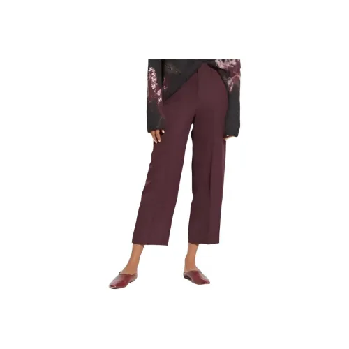 VINCE Темно-бордовые Женские Повседневные Брюки