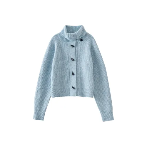 OUNIXUE Светло-синие женские свитеры