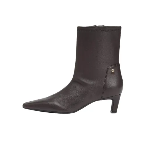 Tommy Hilfiger TH Monogram Ботильоны 5 см Женские Коричневый