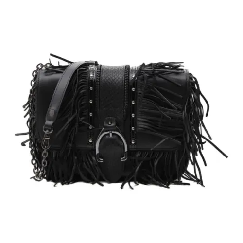 LONGCHAMP Кожа Конверт Сумка Плечевая Сумка Женская Черная