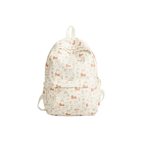 OURFUN Нейлоновый рюкзак стандартного размера женский белый