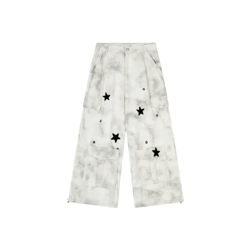 XIAOLIZI Белый Женские Карго Брюки