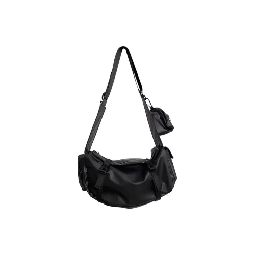 VIHUS Нейлоновые сумки через плечо большой унисекс черный