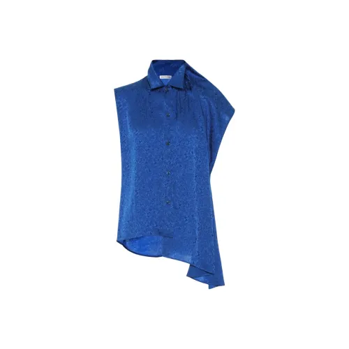 Balenciaga Blue Women's Shirts Баленсиага Синие Женские Рубашки