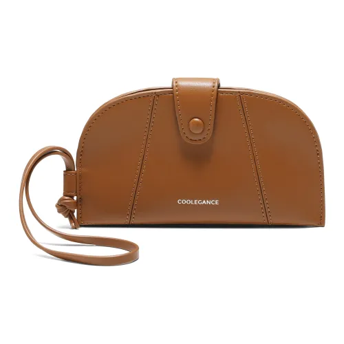 BELLE Чехол для очков из искусственной кожи стандартный унисекс коричневый