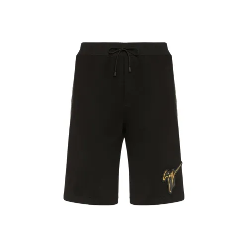 GIUSEPPE ZANOTTI Черные Мужские Повседневные Шорты