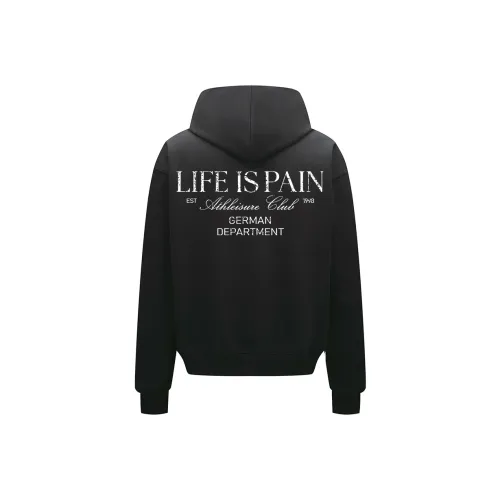 LIFEISPAIN Crack Growth Черный Унисекс Свитшоты