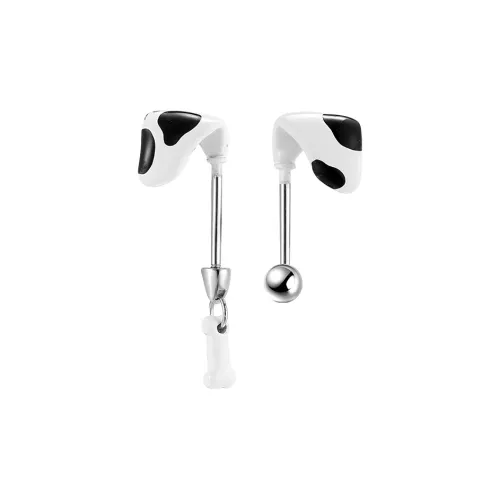 EAR PARTNER Титановые стальные серьги-гвоздики унисекс