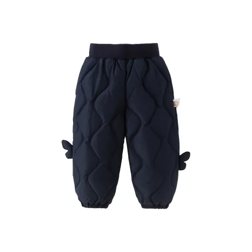 DAVE BELLA Темно-синий [Тройная защита Антибактериальный 90 Флис] KIDS Пуховые штаны