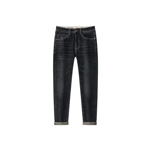 HALEBOSS Синий Мужской Джинсы