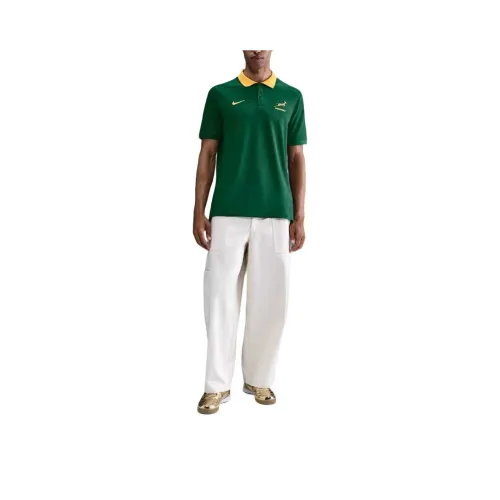 nike Каньон Зеленый Университетский Золотой Мужская Поло