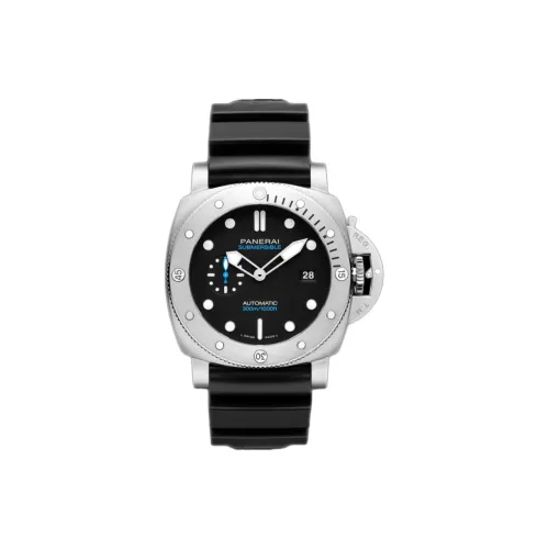 PANERAI Автоматический Механический Механизм Мужские Часы SUBMERSIBLE Collection 44 мм Черные