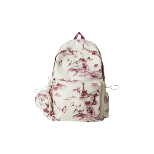 MOK Nylon Backpack Standard Women's Multicolor MOK Нейлон Рюкзак Стандартный Женские Многоцветный